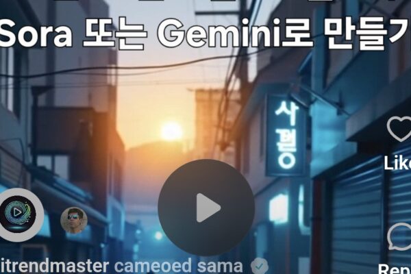 4_생성형 ai로 브랜딩 매니페스토 SORA ai 로 영상 만들기