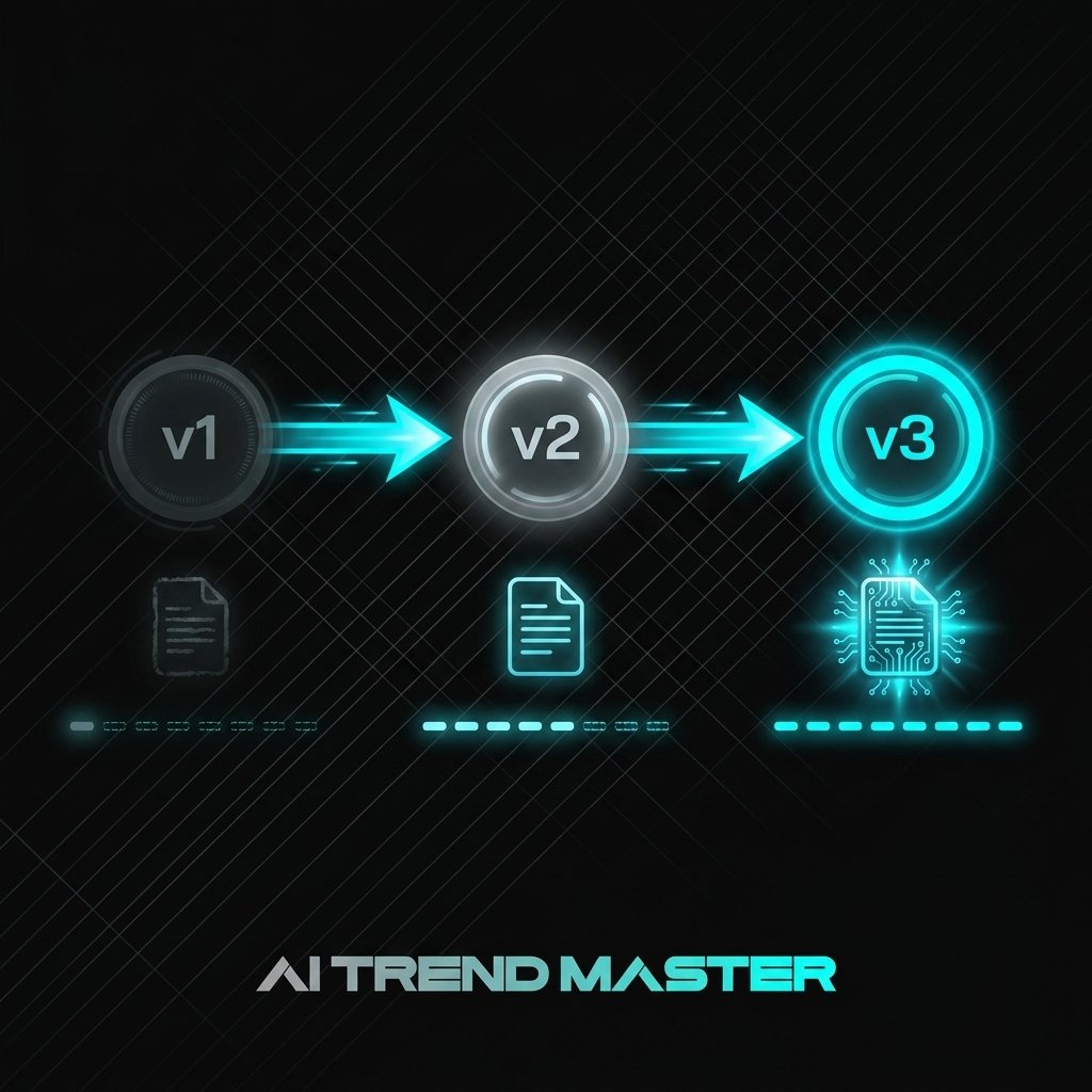 프롬프트 버전 관리 — v1 → v2 → v3 개선 흐름