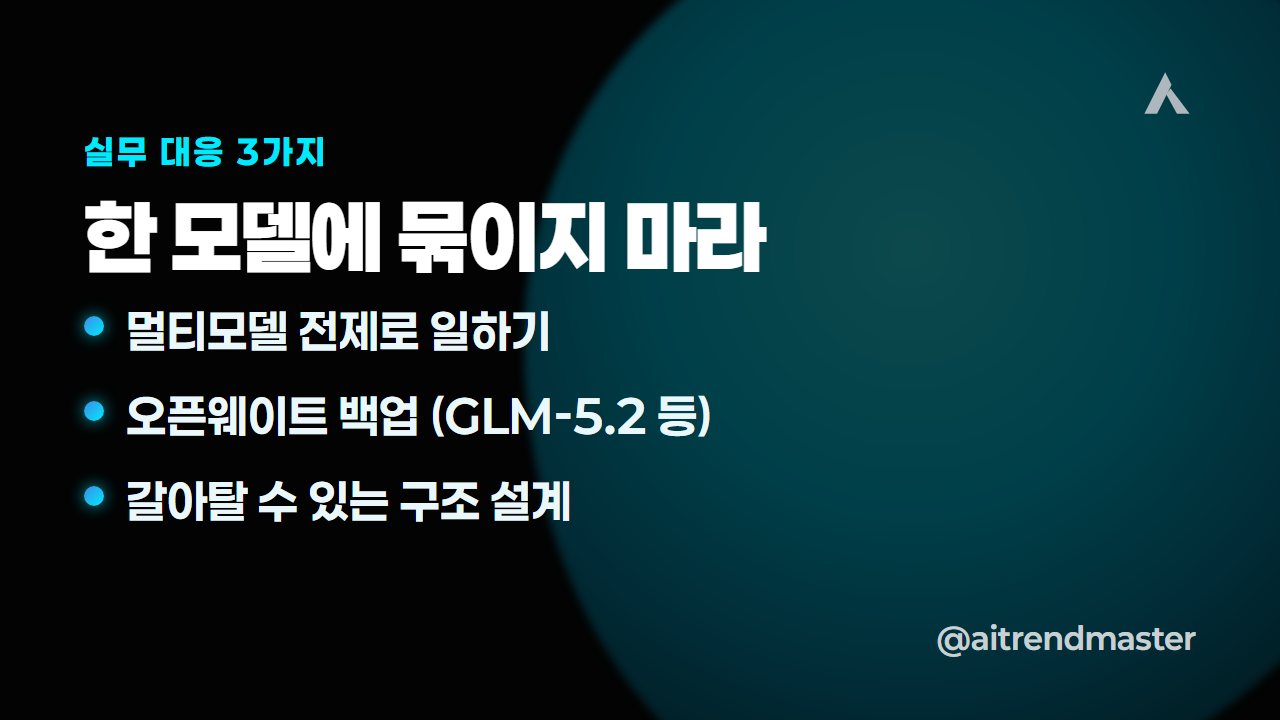 GPT-5.6·Claude Fable 5 접근 차단, GLM-5.2 전면 개방 — AI가 '국가 안보 자산'이 된 한 주 4