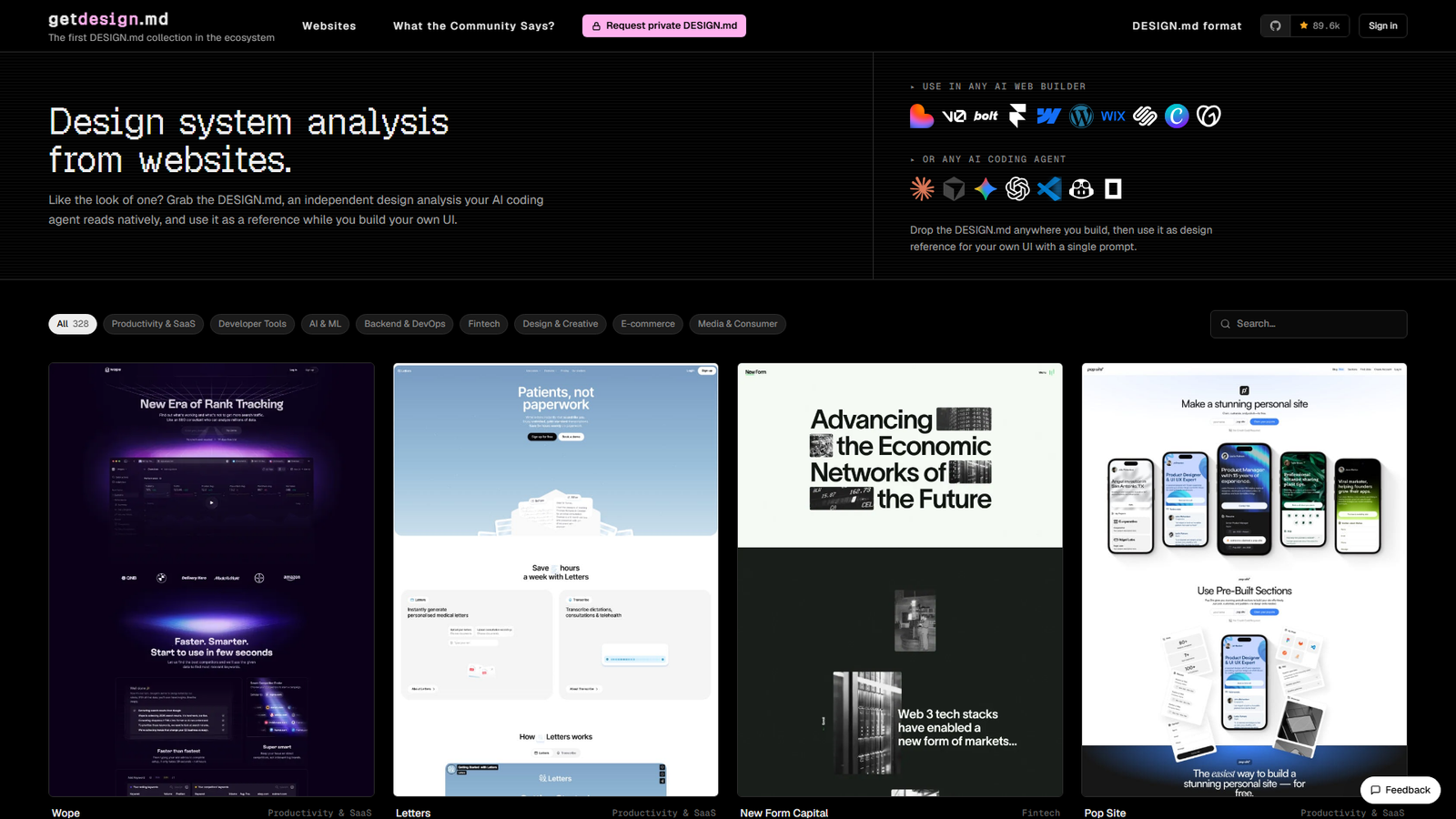 클로드 코드 PPT 브랜드 믹스 — getdesign.md 73개 브랜드 DESIGN.md 컬렉션