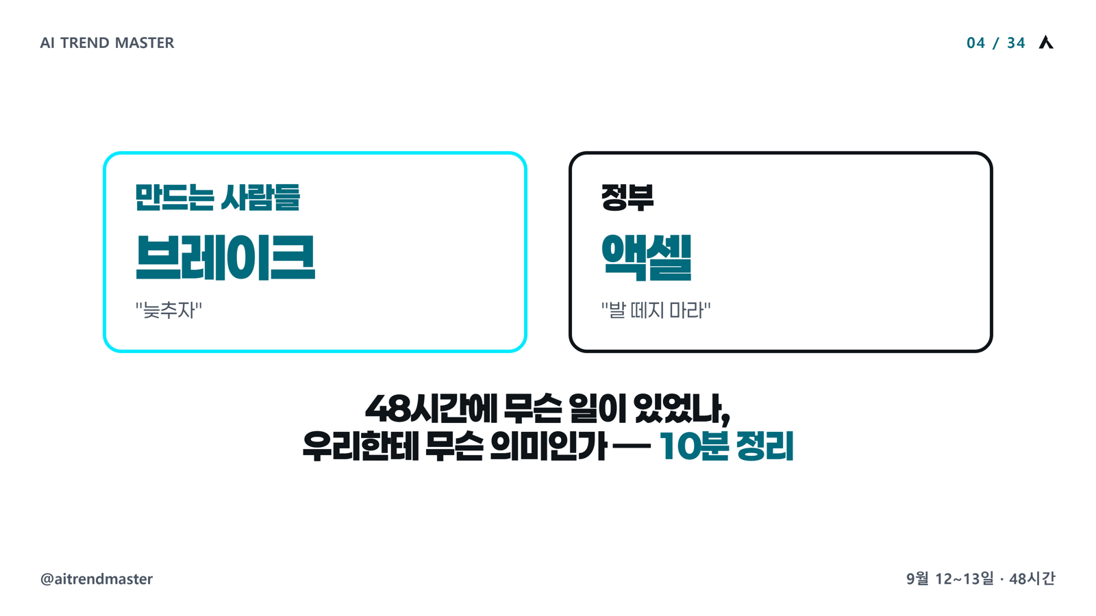 AI 속도 논쟁 AI 만든 사람들이 